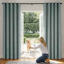 Woven Blackout Linen Curtains