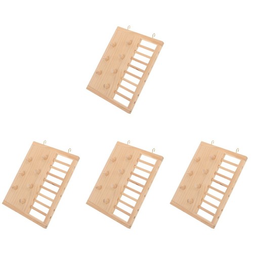 4pcs wooden hamster - hamster, ladder