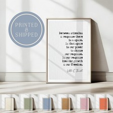 Viktor E Frankl Quote Print