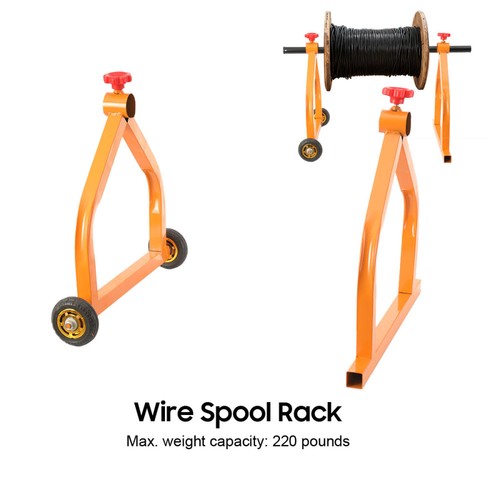 Spike spool holder cable reel - cable,