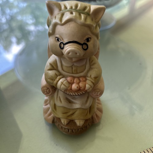 Vintage grandma pig glass - grandma, w/
