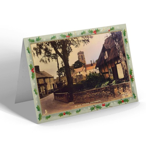 Xmas notelet vintage - xmas,