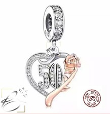 💖 50th Birthday Charm 925