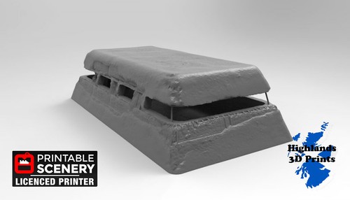 Bunker ww2 scatter terrain - scatter,