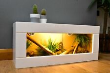 3ft Modern Reptile Vivarium Tanks - LED Light Included 
