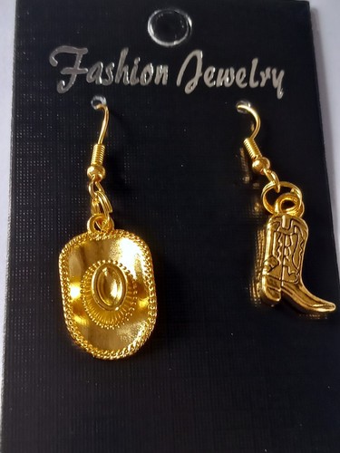 Cowboy girl hat - girl, earrings