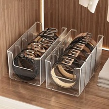 with Removable Mesh Waist Tie Scarf Organizer Partition Display Box