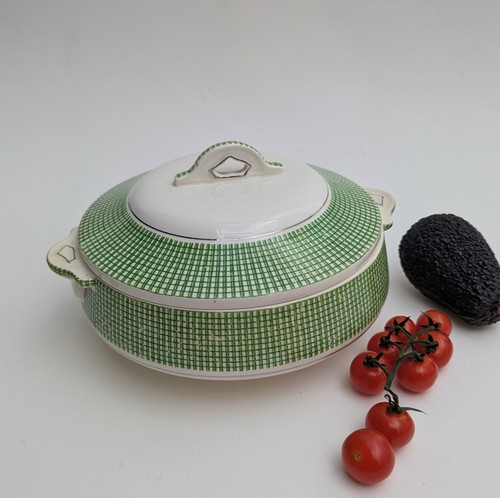 Art deco vintage green tams - deco,