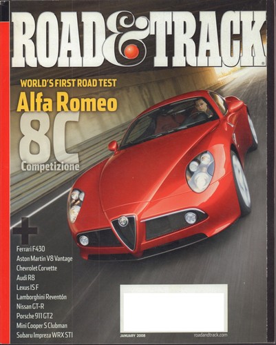 Road track january 2008 - &, –