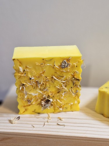 Chamomile goat milk soap - goat, bar