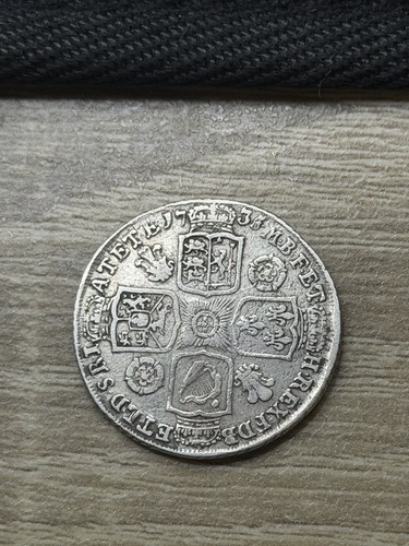 George shilling 1735 - ii,, shilling,