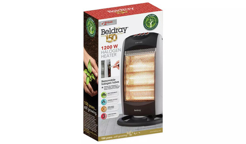Beldray 2kw halogen heater - beldray, 1.2kw