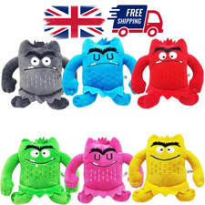 6Pcs Colorful Monster Plush