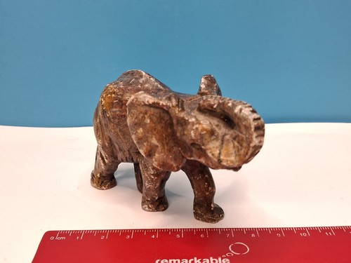 Hand carved stone elephant - stone,