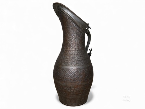 Antique islamic copper water - islamic,