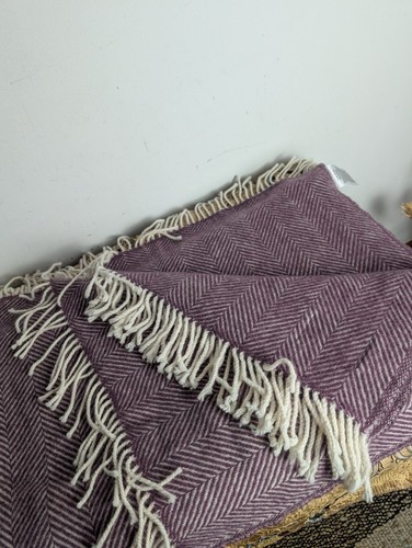 Tweedmill herringbone purple - tweedmill,