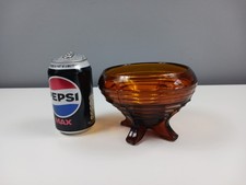 Sowerby Art Deco Amber Glass