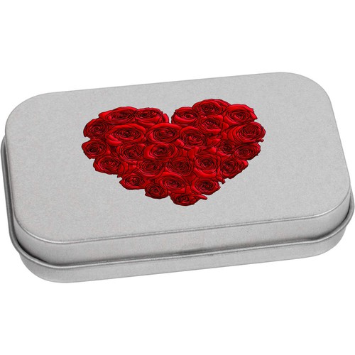 Red rose heart metal - rose,