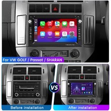 UK 7" Android GPS Sat Nav SWC Car Stereo Radio  For VW Passat B5 Golf 4 MK4 Polo