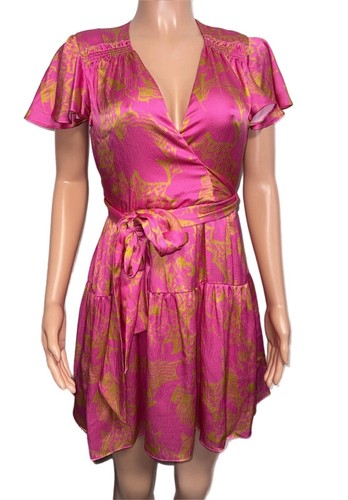 Pink paris flower dress - flower,