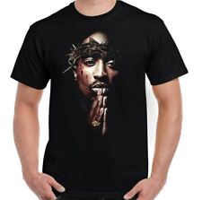 Tupac T-Shirt Mens 2Pac Shakur 2 Pac Unisex Top Rap Hip Hop Biggie Smalls