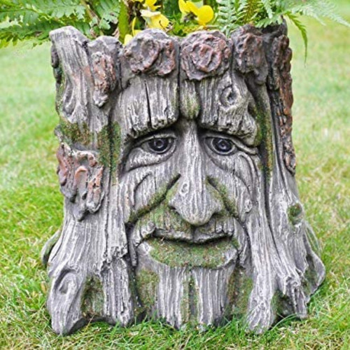 Green man planter plant - man,
