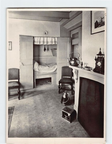 Postcard bedstee cupboard bed - bedstee,
