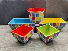 5 Whittard Of Chelsea Dipping Bowls Set P2593