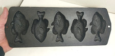 LODGE CAST IRON FISH MOLD