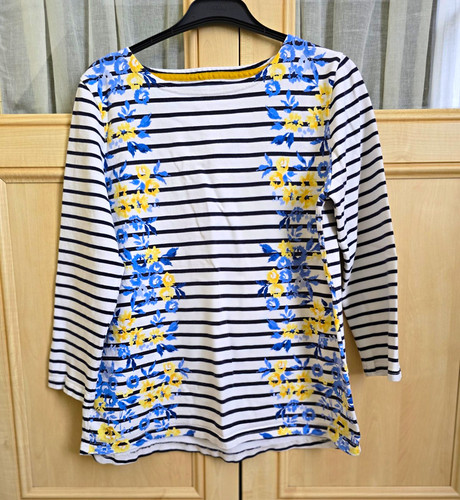 Joules white navy - white/navy, striped