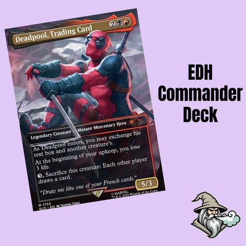Deadpool trading card - trading,
