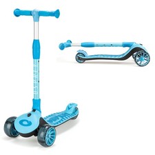 Osprey 3Ride Tri-Scooter, Kids Scooter, Easy Fold, 3 Wheel Kids Scooter Blue