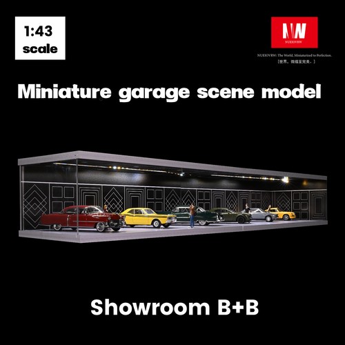 Diecast car showroom - 1:64,