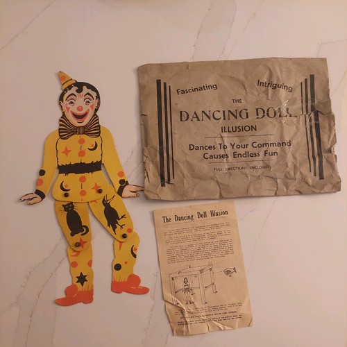 Antique vintage card dancing - vintage,
