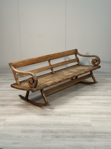 Antique rocking settle - antique,