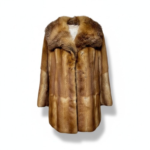 Emba real mink fur coat - fur,