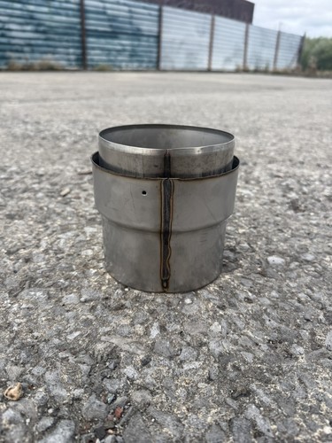 Stove flue liner adapter - flue,