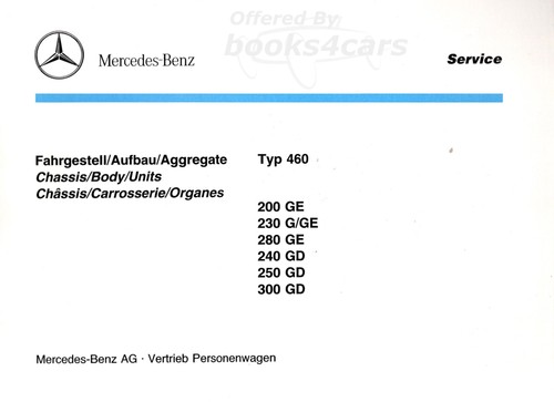 Mercedes wagon parts manual - mercedes,