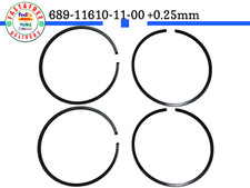 For Yamaha 689-11610-11-00 Piston Ring 0.25mmO/S 61N-11604-00 689-11610-01 x4PCS