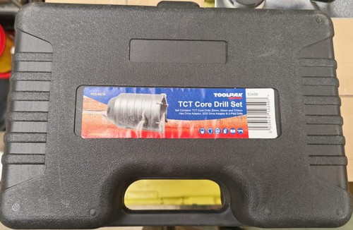 Core drill bit - set, tct