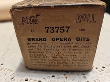 ARTO ANTIQUE PLAYER PIANO ROLL