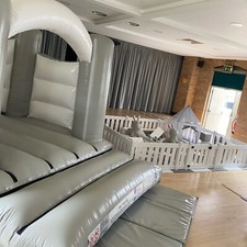 *FOR HIRE* Grey White SOFT PLAY, BALL PIT + BOUNCY CASTLE