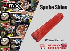 Wheel Spoke Protectors Red 18"