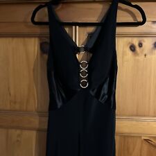Pearce Fionda Black Cocktail Maxi Dress Size 10