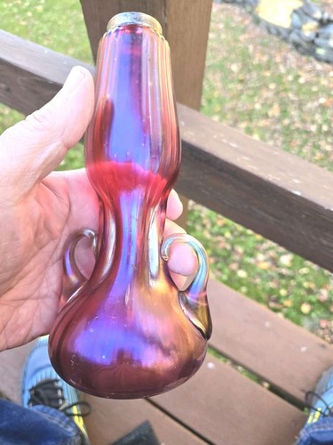 Loetz iridescent cranberry - loetz,