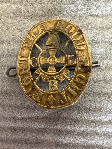 Church lads brigade cap - brigade, badge