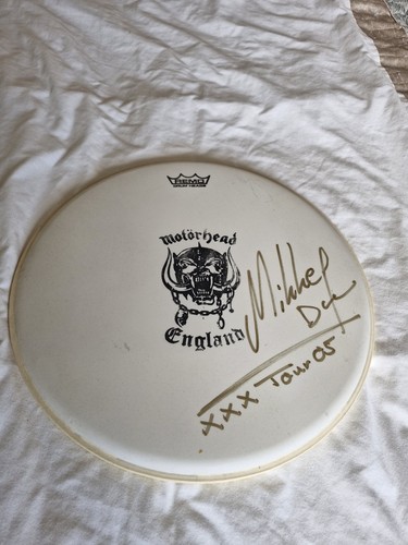 Motorhead mikkey dee signed - dee,