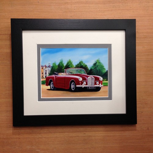 Alvis td21 framed - td21,, print