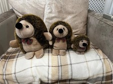 Set Of 3 Hedgehog Teddies