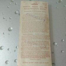 BSA BANTAM D10 175cc MOTORCYCLE OLD LOG BOOK COLLECTABLE